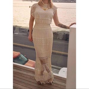 Callahan ~ Crochet Lace Long Dress